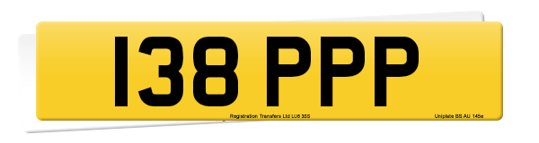 Registration number 138 PPP